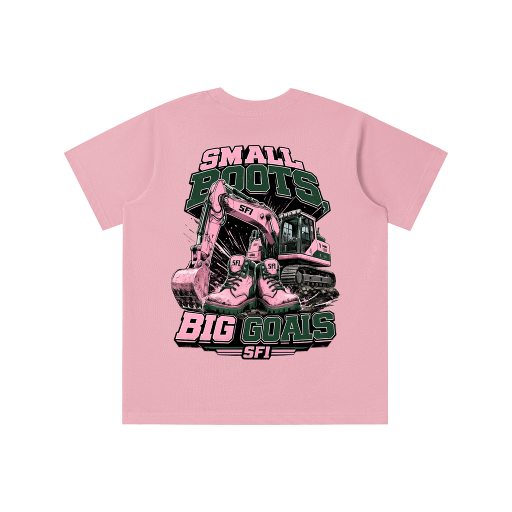 Girls Small Boots Big Goals T-shirt