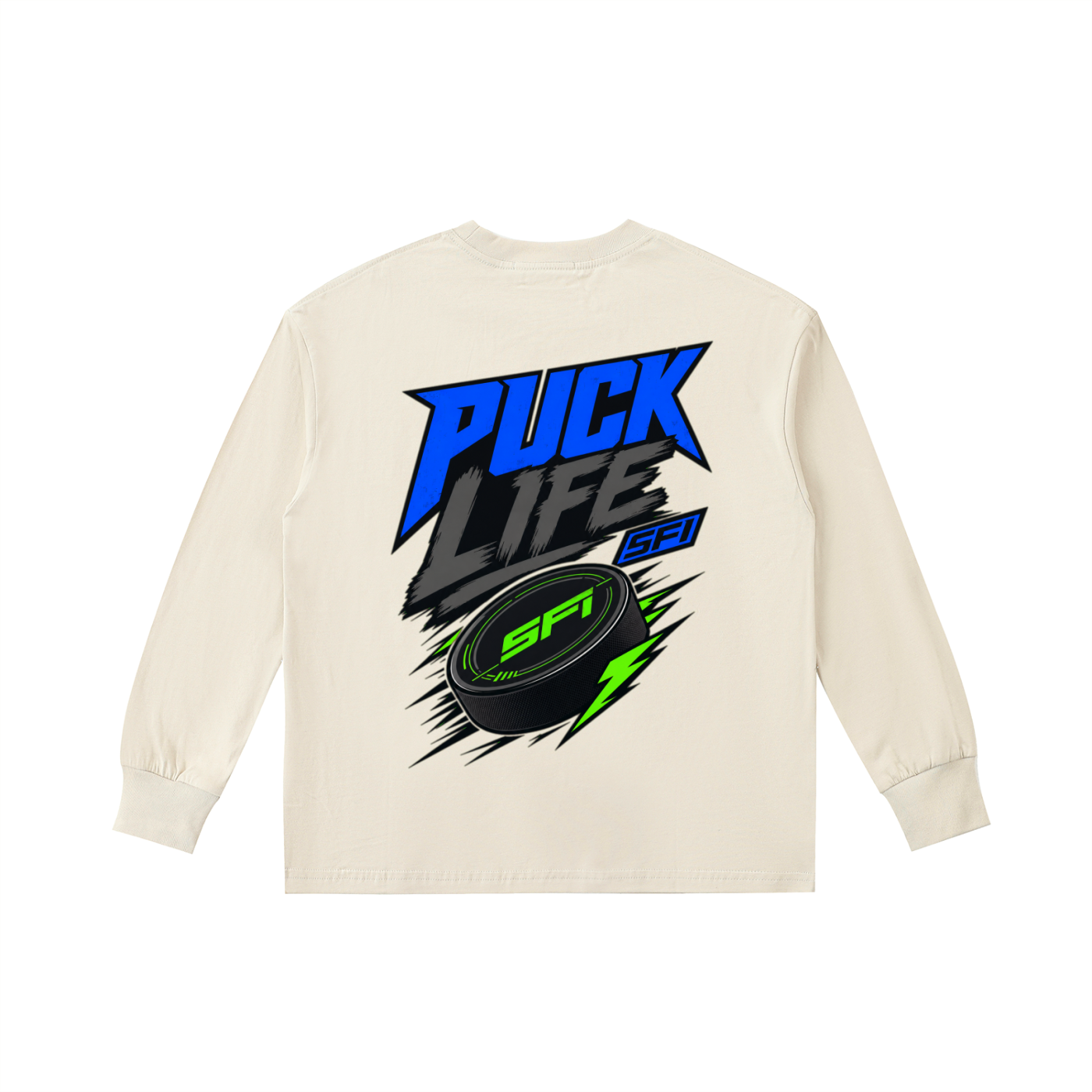 Boys Puck Life Long-Sleeve Tee