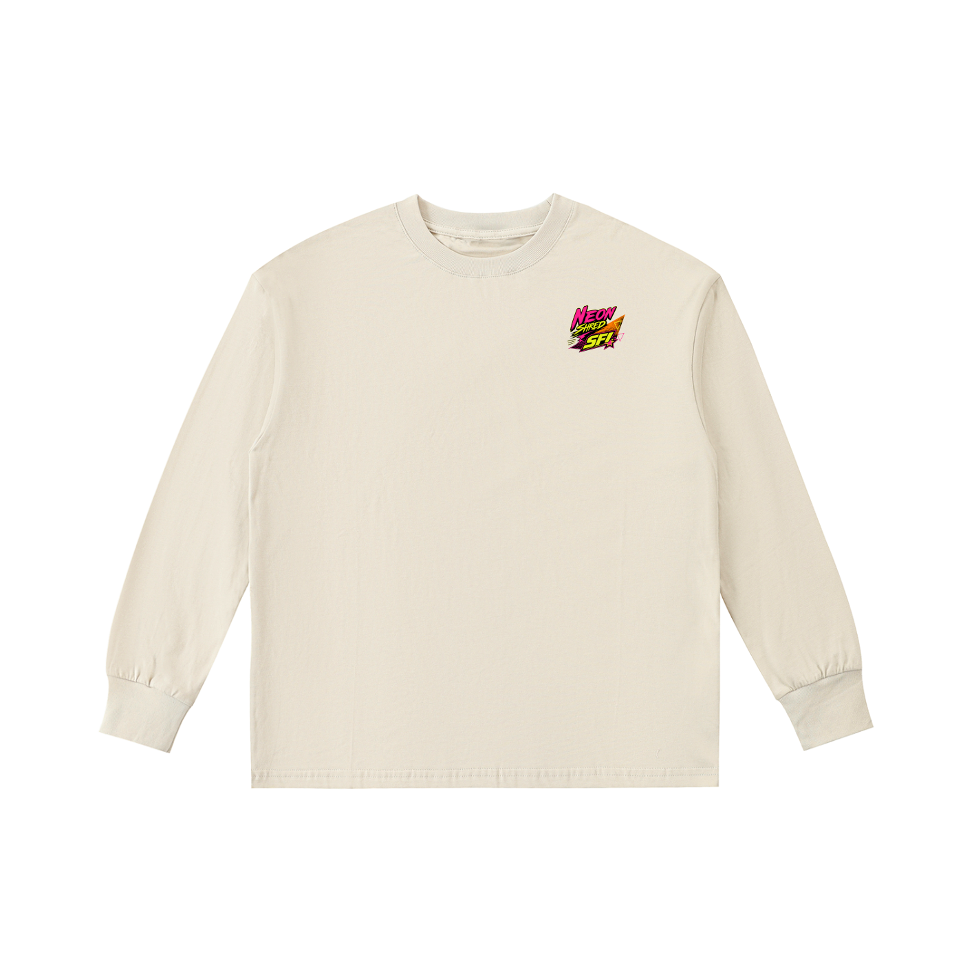 Girls Neon Shred Long-Sleeve Tee