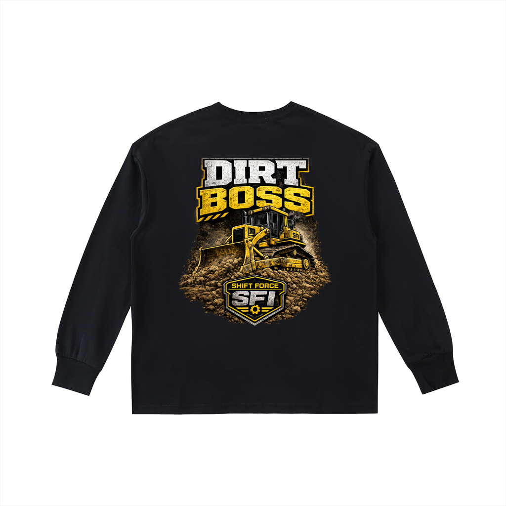 Boys Dirt Boss Long Sleeve Tee