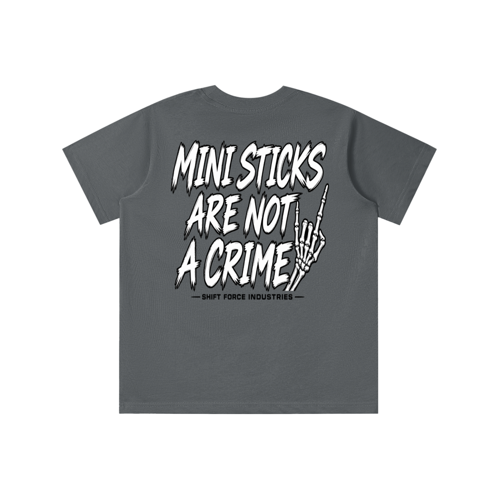 Boys Mini Sticks Are Not a Crime T-shirt