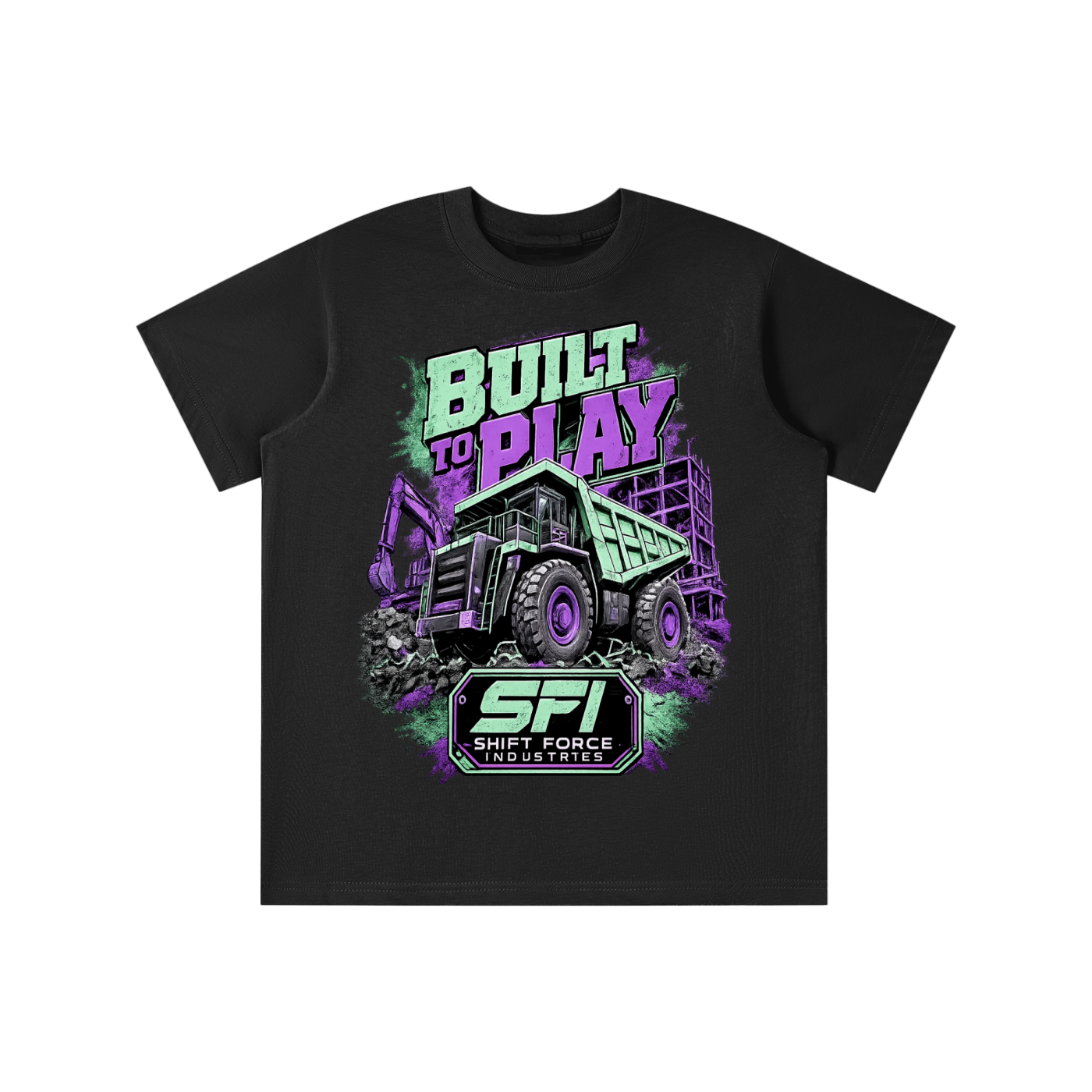 Girls Built to Play T-shirt