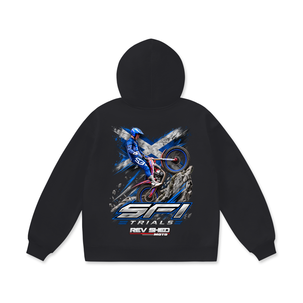 Duncan Scottish Trials Oversize Fleece Hoodie