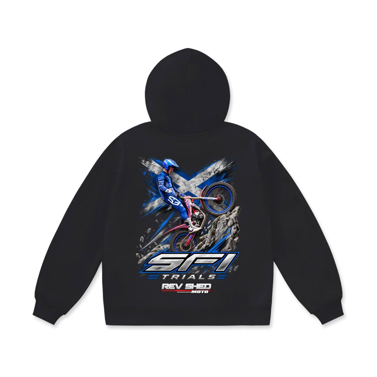 Duncan Scottish Trials Oversize Fleece Hoodie
