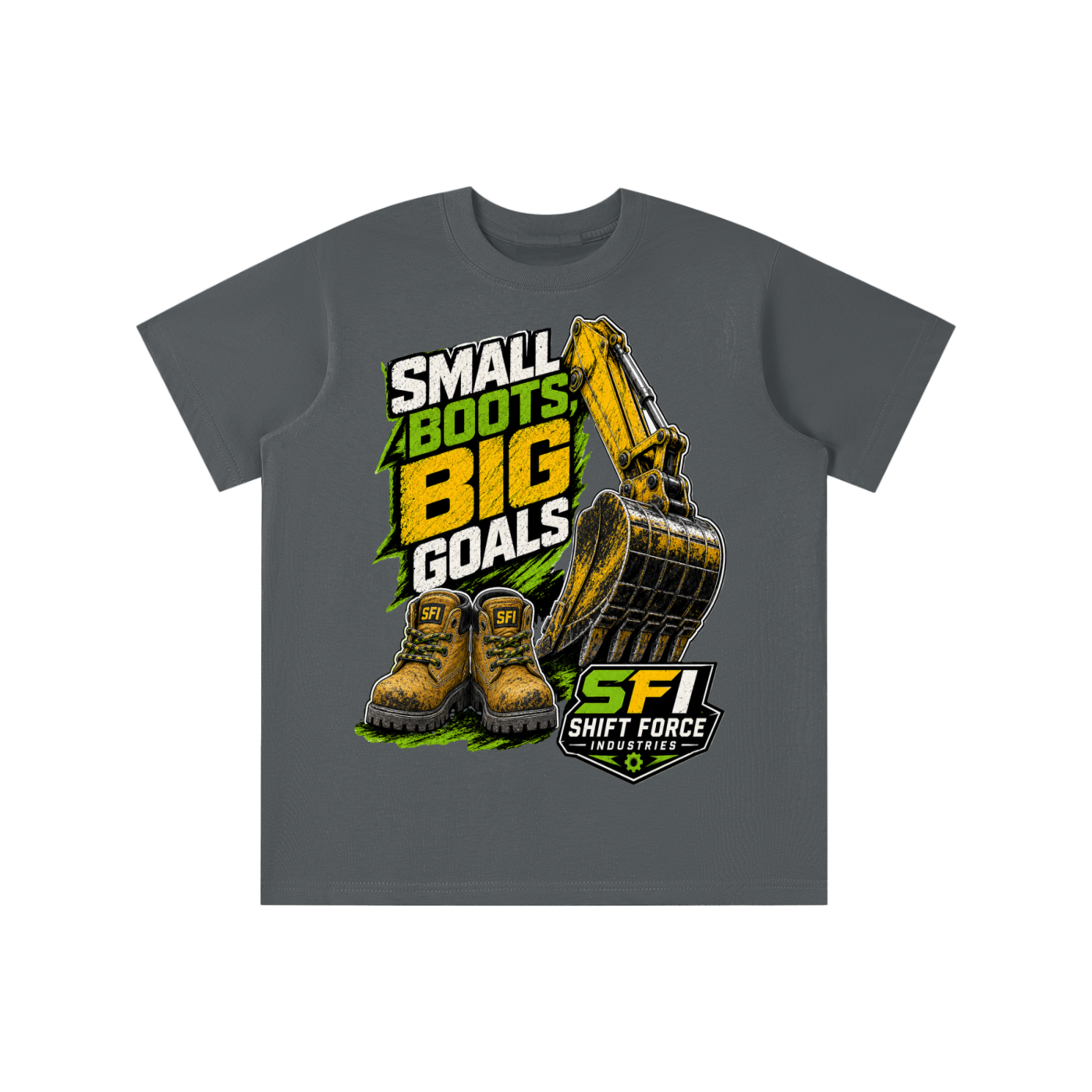 Boys Small Boots Big Goals T-shirt