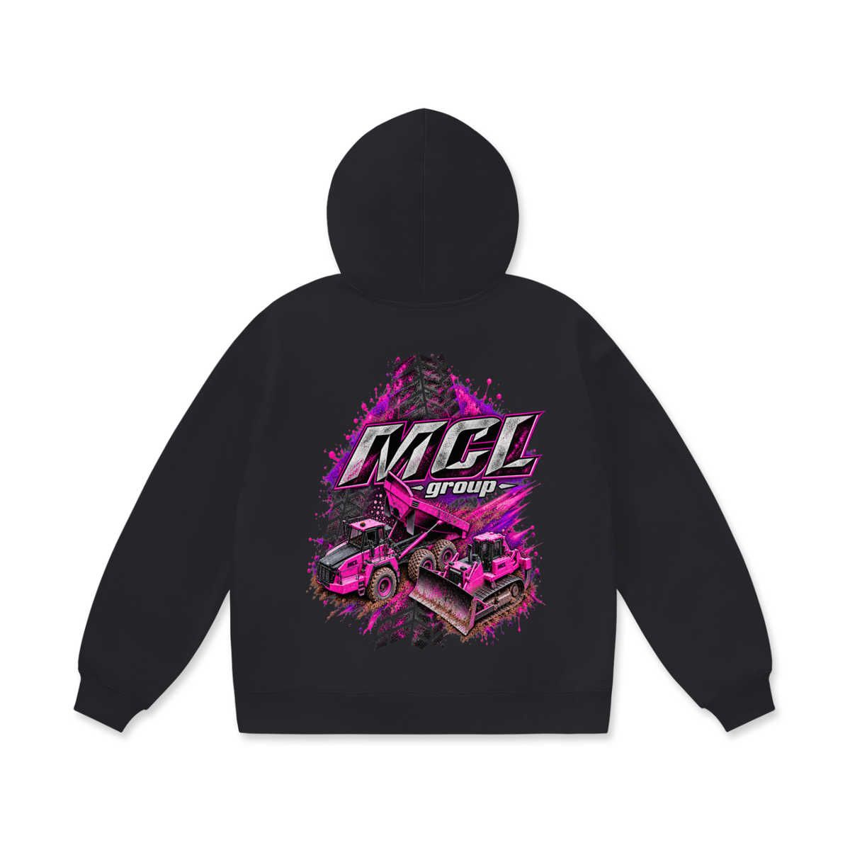 MCL Pink Tire Heavyweight Fleece Hoodie
