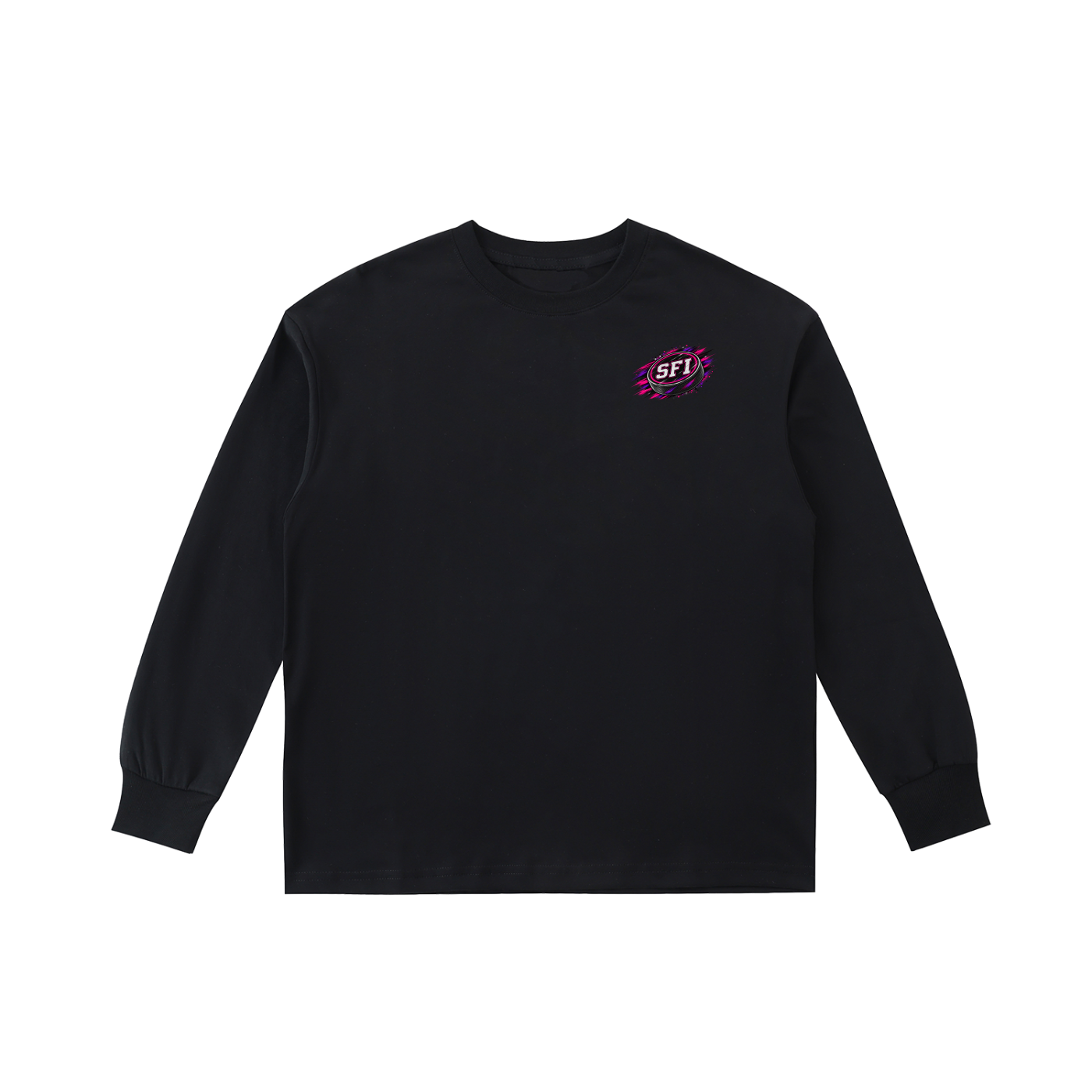 Girls Hockey Puck Long-Sleeve